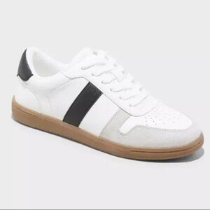 Universal Thread Women's 9‎ Nikita Fashion Sneakers White Black Athletic Shoe